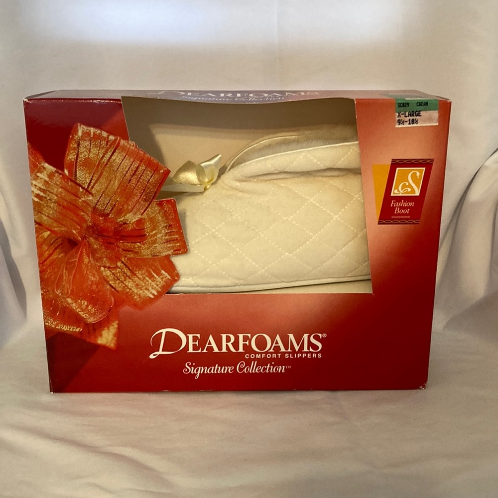 NWT Dearfoams Comfort Slippers Fashion Boots